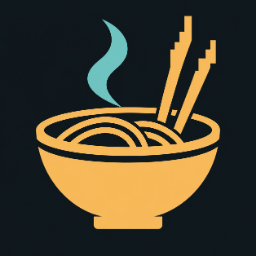 Noodle bowl emblem